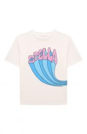 Хлопковая футболка Stella McCartney