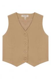 Жилет изо льна и хлопка TWINSET