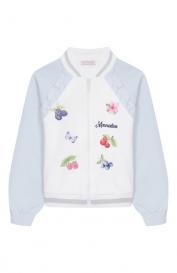 Хлопковая толстовка Monnalisa