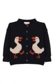 Кардиган из шерсти и вискозы Bobo Choses