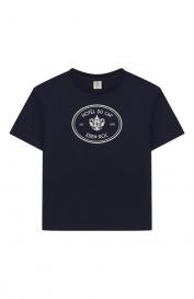 Хлопковая футболка Sporty and Rich