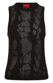 Топ из вискозы и хлопка HUGO