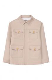 Хлопковая куртка-рубашка Balmain