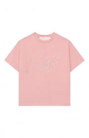 Хлопковая футболка Blumarine