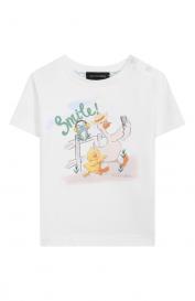 Хлопковая футболка Monnalisa