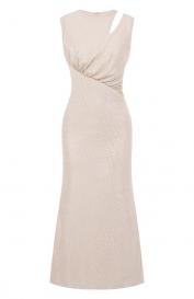 Платье с отделкой стразами SELF-PORTRAIT