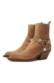 Замшевые ботильоны MATTIA CAPEZZANI