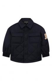 Утепленная куртка-рубашка Emporio Armani