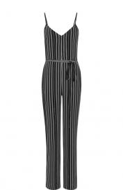 Приталенный комбинезон из вискозы с поясом RAG AND BONE