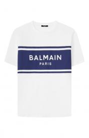 Хлопковая футболка Balmain