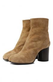 Замшевые ботильоны Tabi Maison Margiela