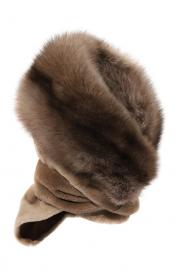 Меховая косынка из норки и соболя VICTORIA KUSENKOVA