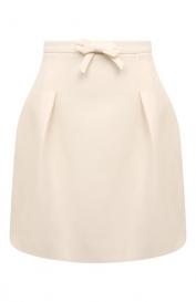 Юбка из шерсти и шелка Valentino