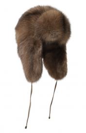 Меховая шапка-ушанка из соболя VICTORIA KUSENKOVA