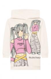 Хлопковое худи Fendi