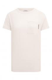 Хлопковая футболка Brunello Cucinelli