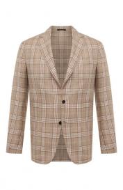 Пиджак из шерсти и шелка Sartorio