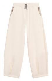 Брюки из хлопка и кашемира Eleventy