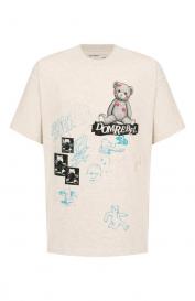 Хлопковая футболка DOMREBEL