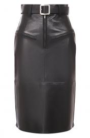 Кожаная юбка Jil Sander