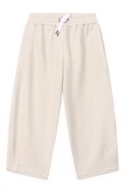 Брюки из вискозы и хлопка Brunello Cucinelli
