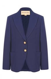 Жакет из шерсти и шелка Valentino