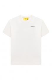 Хлопковая футболка Off-white