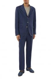 Костюм изо льна и шерсти Brunello Cucinelli