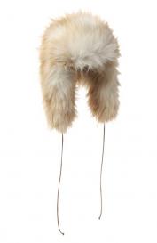 Шапка-ушанка из экомеха FLASHIN