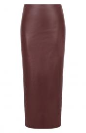 Кожаная юбка Brunello Cucinelli