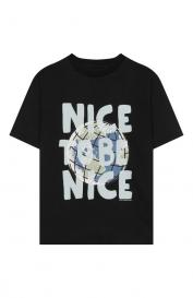 Хлопковая футболка Stella McCartney