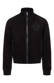 Замшевый бомбер Balmain