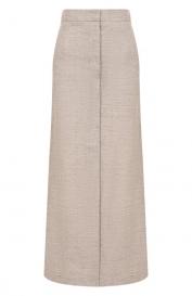 Юбка из вискозы и льна Erika Cavallini