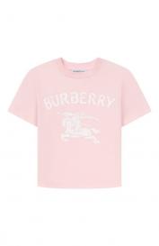 Хлопковая футболка Burberry