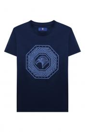 Хлопковая футболка Stefano Ricci Junior