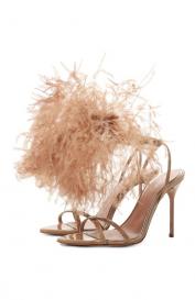 Кожаные босоножки Lily 100 GEDEBE