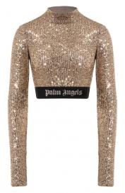 Топ с отделкой пайетками Palm Angels