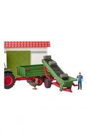 Игрушка Фермер и прицеп-конвейер Schleich