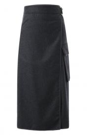 Шерстяная юбка Brunello Cucinelli