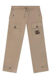 Хлопковые брюки-карго Dolce&Gabbana