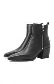 Кожаные ботильоны Abigail Zip 50 AGL