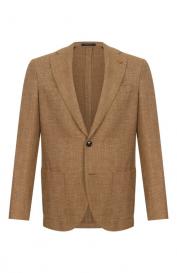 Пиджак из шерсти и шелка Sartoria Latorre