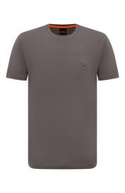 Хлопковая футболка Boss Orange