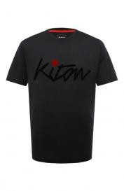 Хлопковая футболка KITON