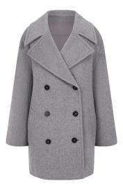 Полупальто из шерсти и шелка Duno