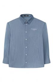 Рубашка из хлопка и лиоцелла Balmain