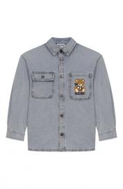 Джинсовая рубашка Moschino