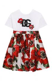 Хлопковое платье Dolce&Gabbana