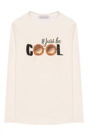 Хлопковый лонгслив Monnalisa