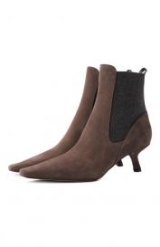 Замшевые ботильоны Brunello Cucinelli